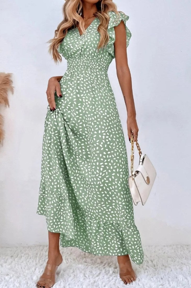 Robe Coupe Ample Confortable Combinaison Plissée Dos Nu Combinaison Femme CUPSHE Sans Manches Plissée - 100% Rayonne Poches Longue Vêtement été élégant Robe De Plage été Robe Coupe Ample Confortable Combinaison Plissée Dos Nu Combinaison Femme CUPSHE Sans Manches Plissée - 100% Rayonne Poches Longue Vêtement été élégant Robe De Plage été