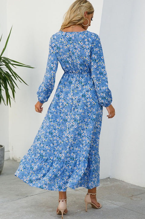 Robe Bohème Florale Empire - Perla