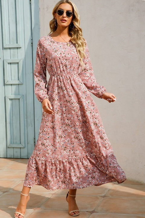 Robe Bohème Florale Empire - Perla