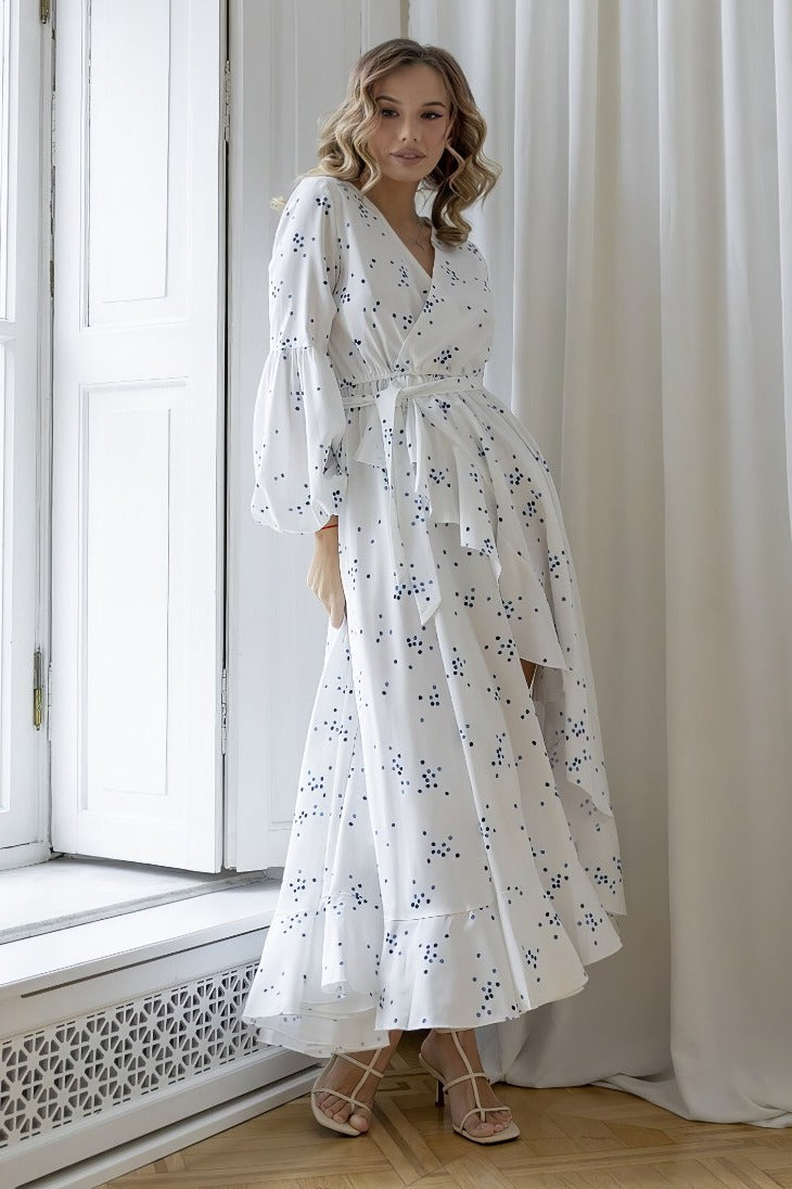 Robe Oasis Imprimé Oiseaux - Taille XS, Coupe Bodycon, Longueur Midi, Occasion Très Bon état